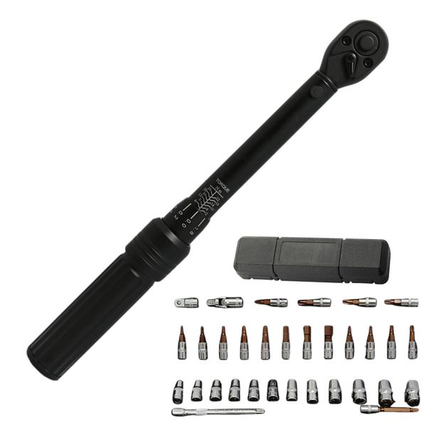 1/4 Drive 2-24Nm Torque Wrench Set 33Pcs - Bicycle &amp; Precision Repair