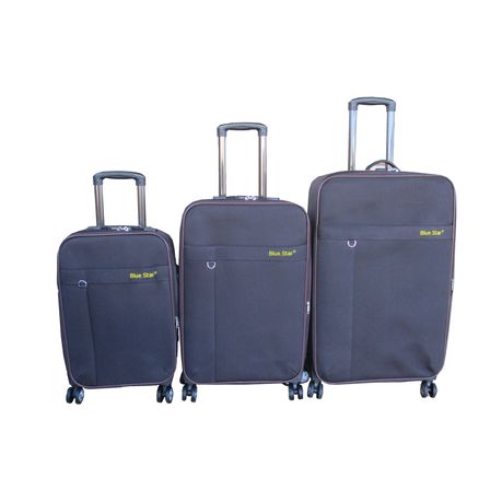 Blue star 3 piece luggage set on sale