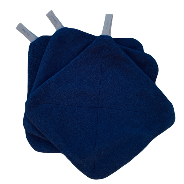 Eco-Friendly - Navy Blue - Pack of 3 - 18 cm Micro Fleece Cloths