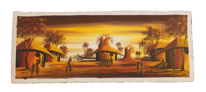 Original Painting - Village Life