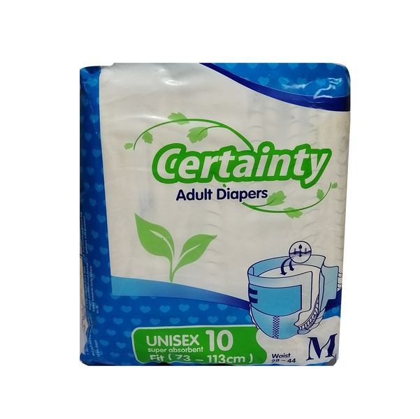 Certainty Adult Diapers Size Medium 10's
