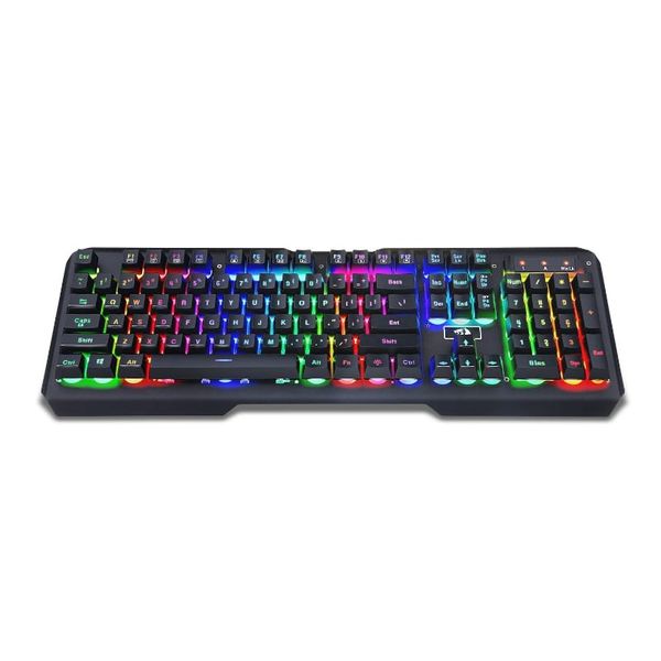 Redragon - Centaur 2 Rainbow Membrane Gaming Keyboard - Black