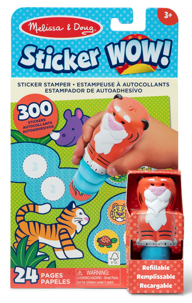 Melissa &amp; Doug Sticker Wow! Activity Pad &amp; Sticker Stamper - Tiger