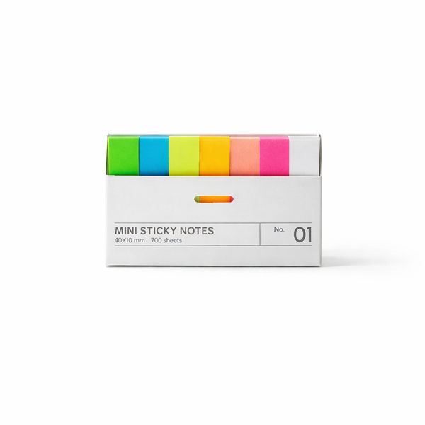 700 Sheets - Mini Sticky Notes - Multicolour