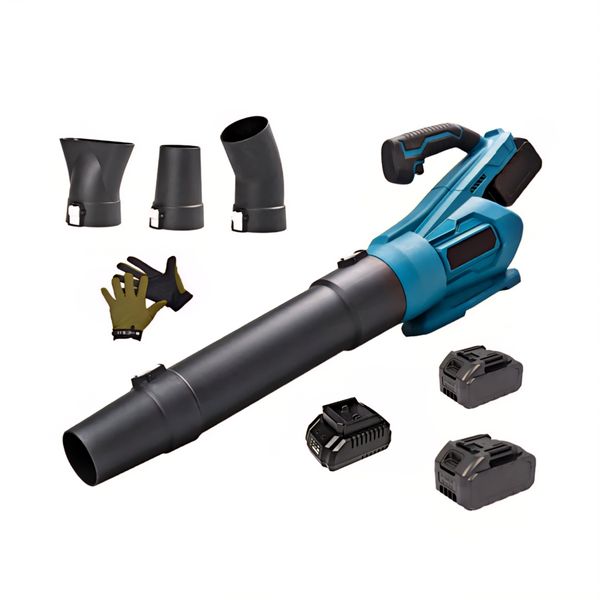 82CM 2-IN-1 Cordless Power Leaf Blower With Gloves, 2 Batteries &amp; Charger