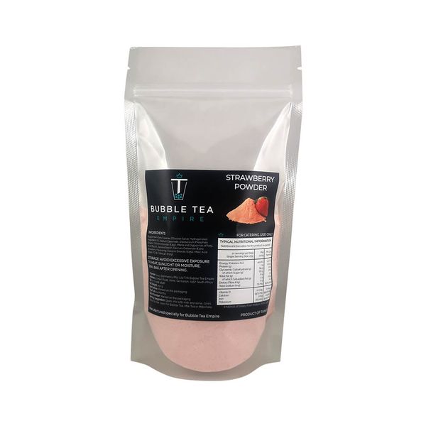 Bubble Tea Empire - Milk Tea Powder - Strawberry - 250g Packet