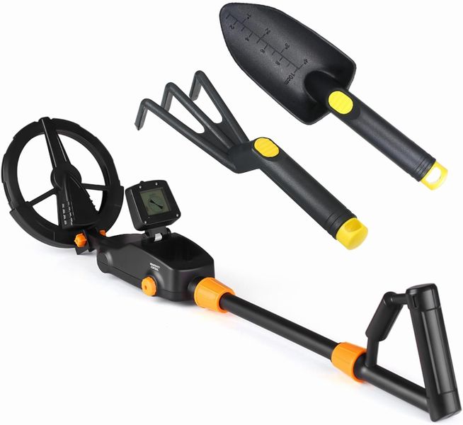 Children's Metal Detector with LCD, Sound Alerts, and Accessories