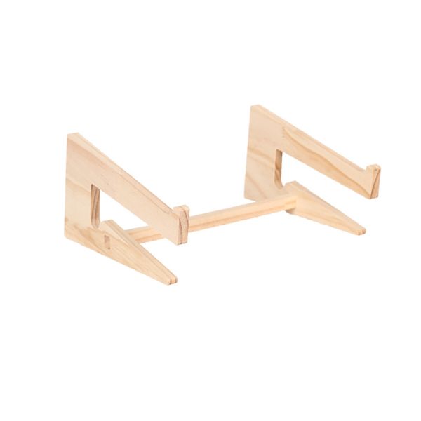 Simple Assemble Foldable Wooden Desktop Stand