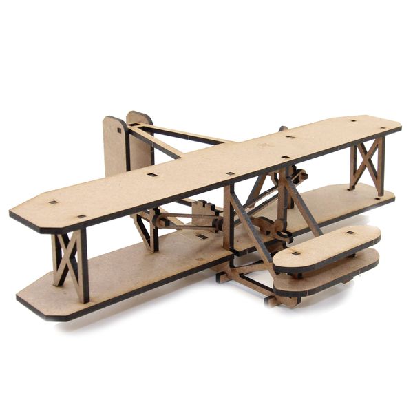 Wow We - 3D Wooden Model Aeroplane Wright Brothers Plane