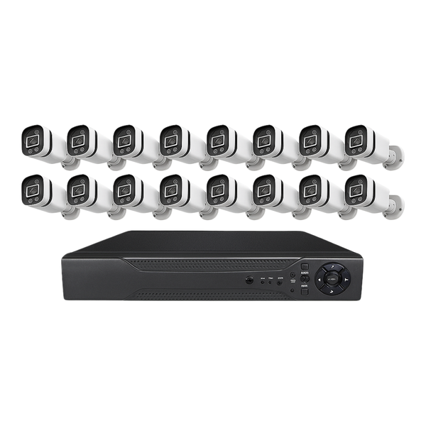 16-Channel Camera Kit - With DVR &amp; Cameras