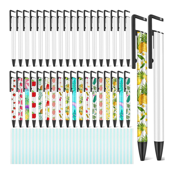 36 Pcs Sublimation Pens Blank With Shrink Wrap Heat Transfer Pen
