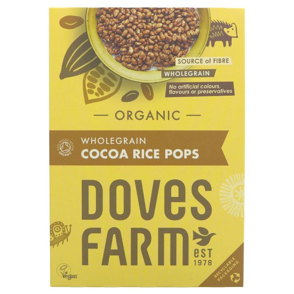 Organic Wholegrain Cocoa Rice Pops