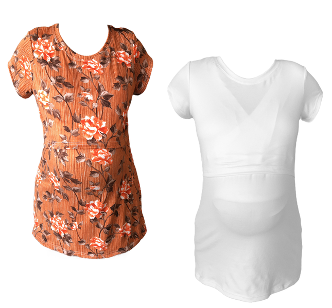 2 Pack-Burnt Orange &amp; White image