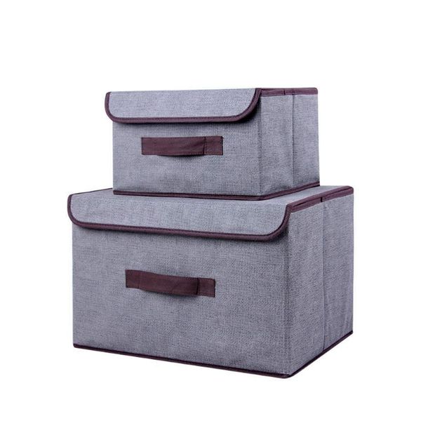 Blue Angel Premium Quality Storage Boxes with Lids - Set of 2