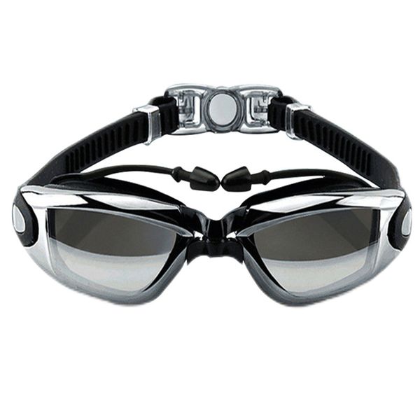 Adult Anti-Fog Mirrored Swim Goggles Enhanced Clarity UV Protection