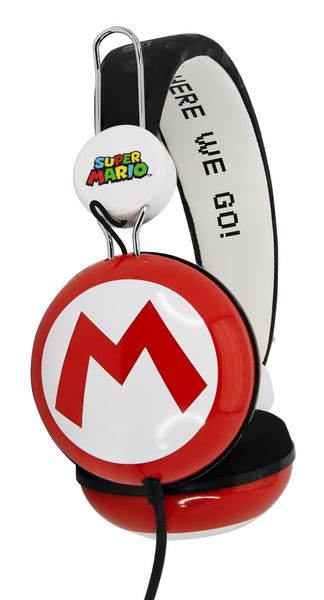 OTL Super Mario icon Red/Black Teen stereo Headphones
