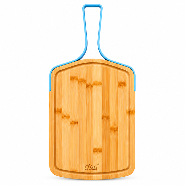 Premium O'lala Bamboo Cutting Board with Ergonomic Handle