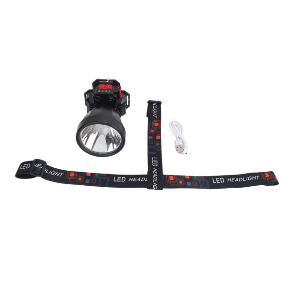 Aluminum Alloy LED Solar Sensor Headlamp For Night Fishing