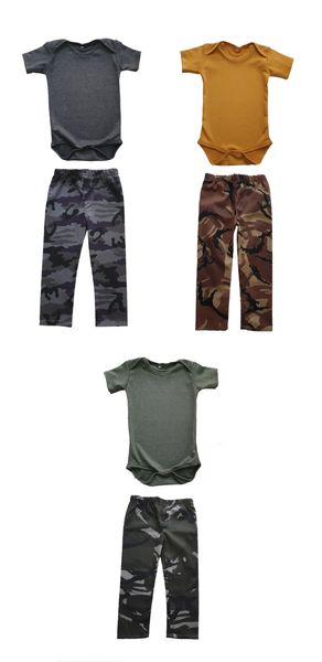 3 Sets Of Toddler Camo Outfits - 18-24 Months
