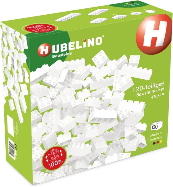 Hubelino White Building Blocks (120 pcs) 420619