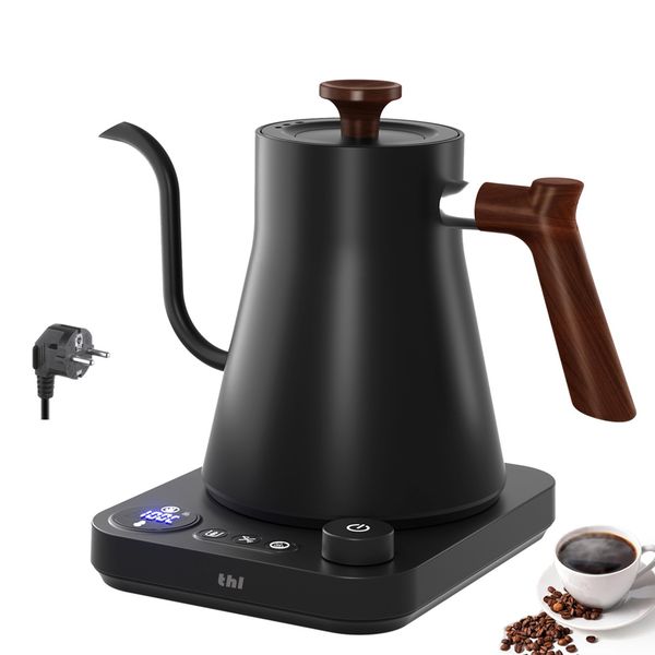 thl Gooseneck Electric Kettle with Temperature Control, Pour Over Kettle
