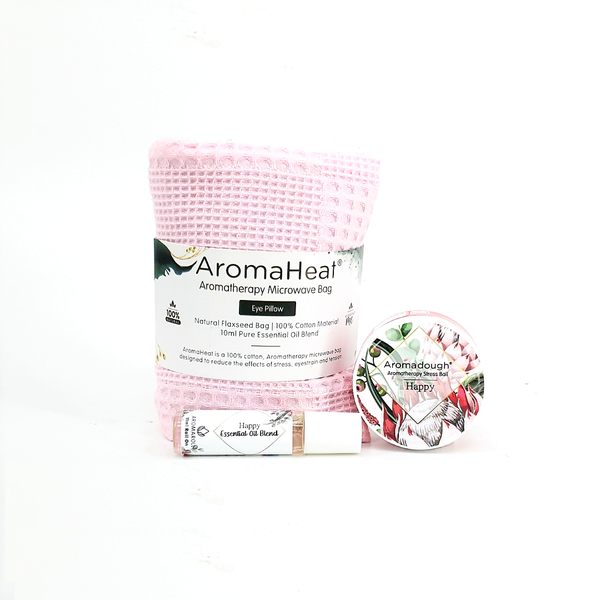 AromaHeat Box Set - Happy Heating Bag + Oil Blend+ Anxiety Tool