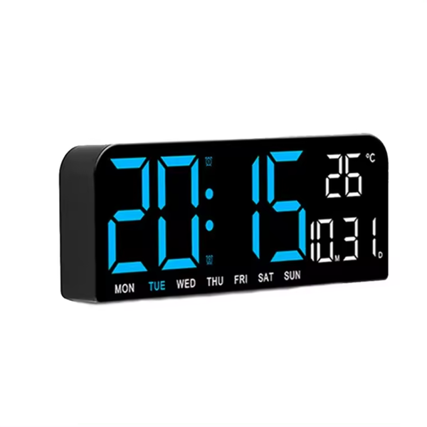 Colorful Plastic Corded Electric Digital Wall Clock