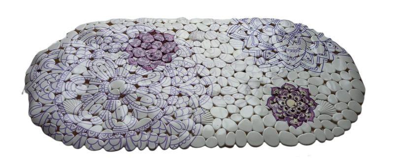 Bathlux - Patterned Non Slip Bath Mat