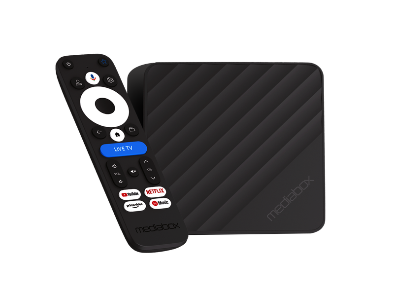 Mediabox Maverick 2 Google TV 4K Streaming Box - Dolby Vision 32GB Storage