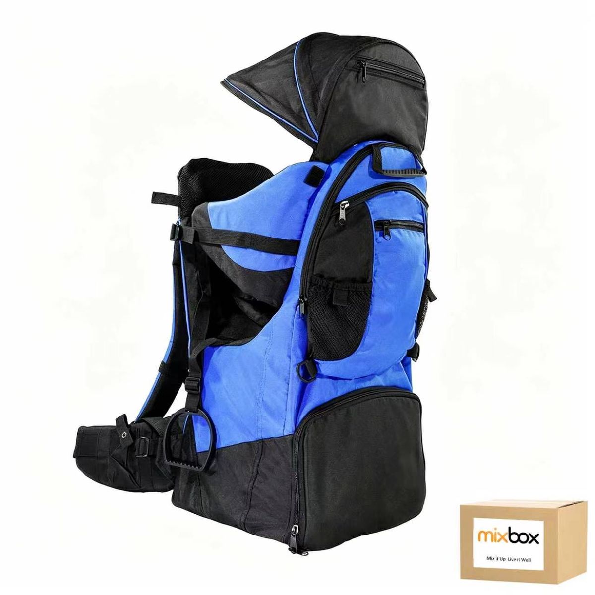 Mix Box Adjustable Baby Toddler Hiking Backpack Carrier