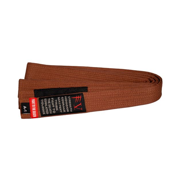 Premium Brazilian Jiu-Jitsu Belt - Brown