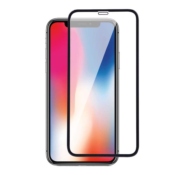 Tempered Glass Screen Protector for Iphone X - Black
