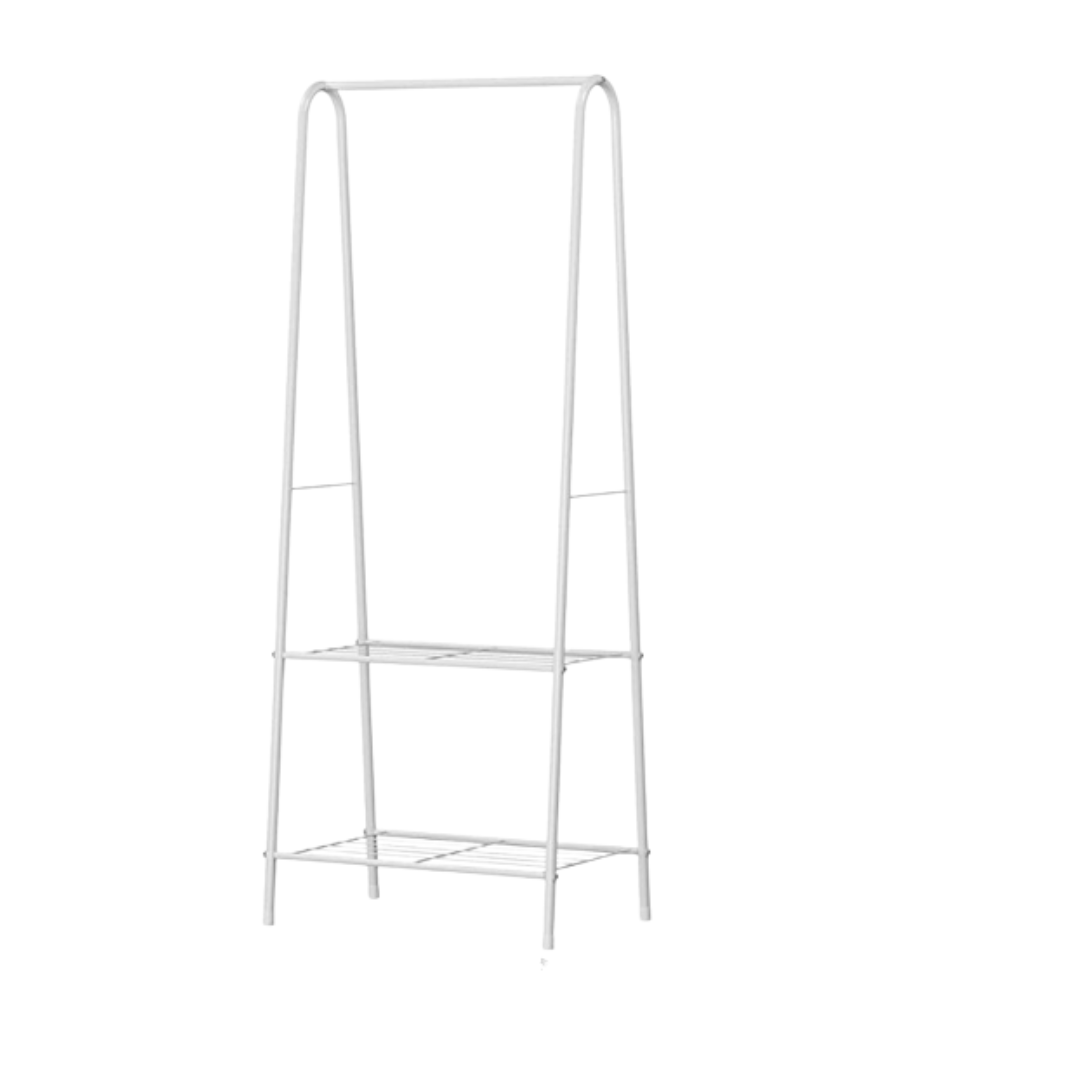 Clothing Rack With 2 Storage Shelves Shop Today. Get it Tomorrow!