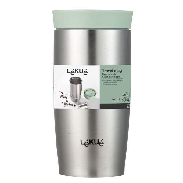 Lekue Double Walled Travel Mug 480ml