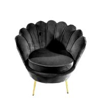 Tulip Sofa Chair Gold Legs