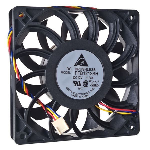 120Mm 12Cm High Speed Cooling Fan Ffb1212Sh 12025 12V 1.24A