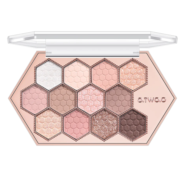 O.TWO.O 12 Colour Honeycomb Shadow Palette