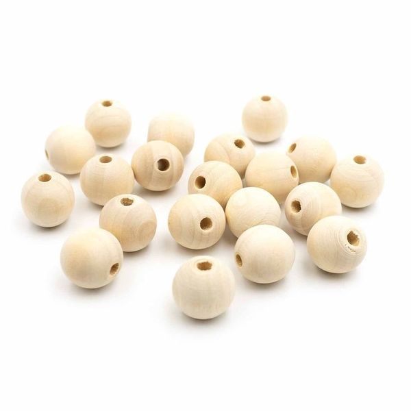 Natural Wooden Beads 10mm (370pcs)