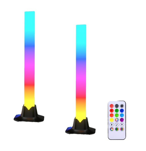 2 RGB Ambient Light, Colorful Rhythm Light, Infrared Remote Control