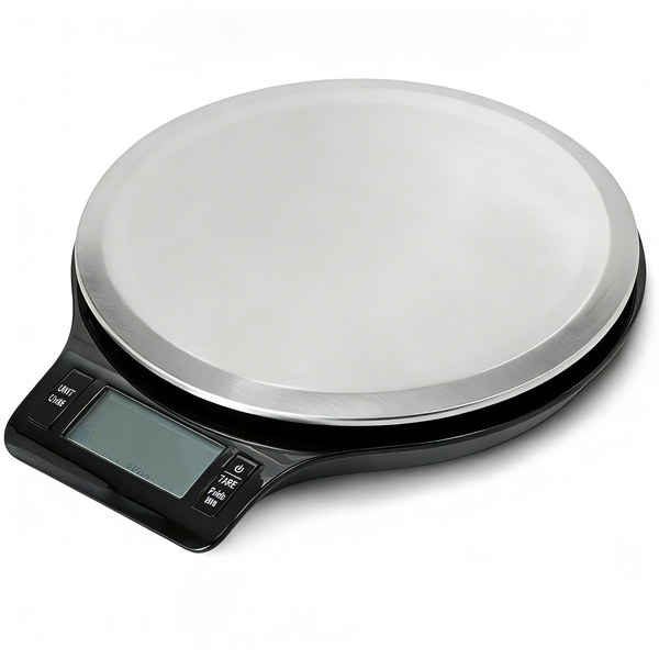Black Aluminum Digital Kitchen Scale