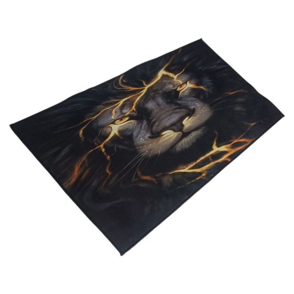 Lion Print Rug Mat