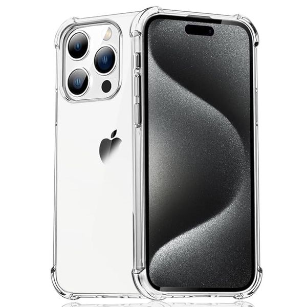 Clear Protective Case Compatible with iPhone 15 pro Max