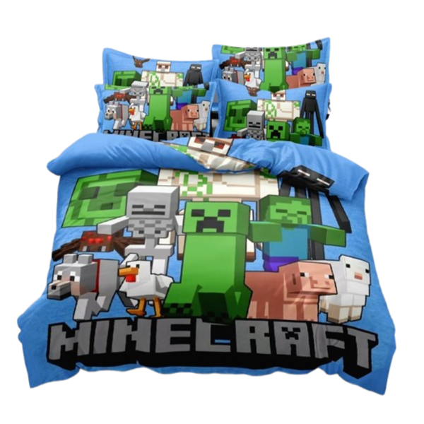 Linen Boutique - Kids Duvet Cover Set-Minecraft Farm