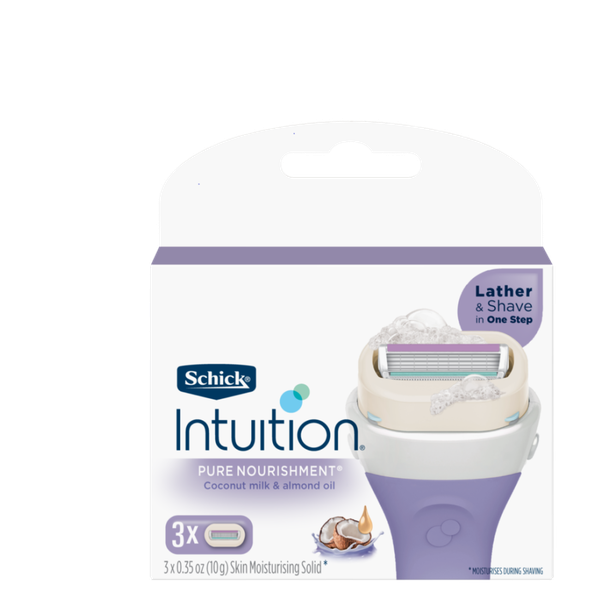 Schick Intuition Pure Nourishment Female Blades 3's