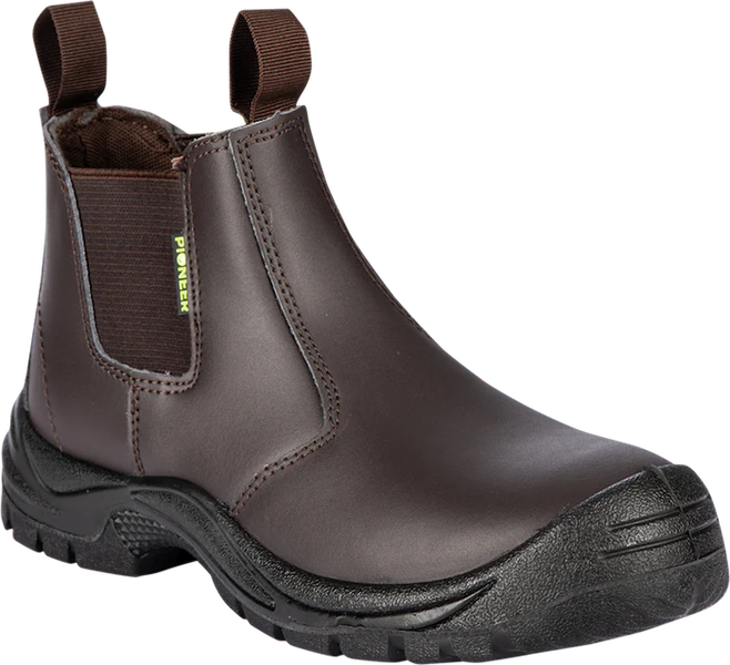 Chelsea Safety Boots - Brown