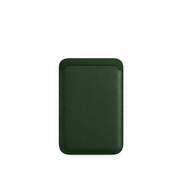 Magnetic Leather Card Holder Compatible with phone cases