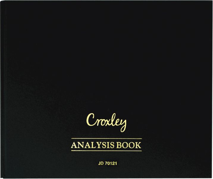 Croxley Oblong 12 Cash Columns on 1 Page Analysis Book - JD70121