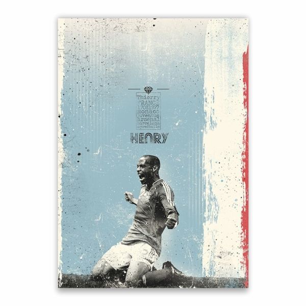 Thierry Henry France Poster - A1