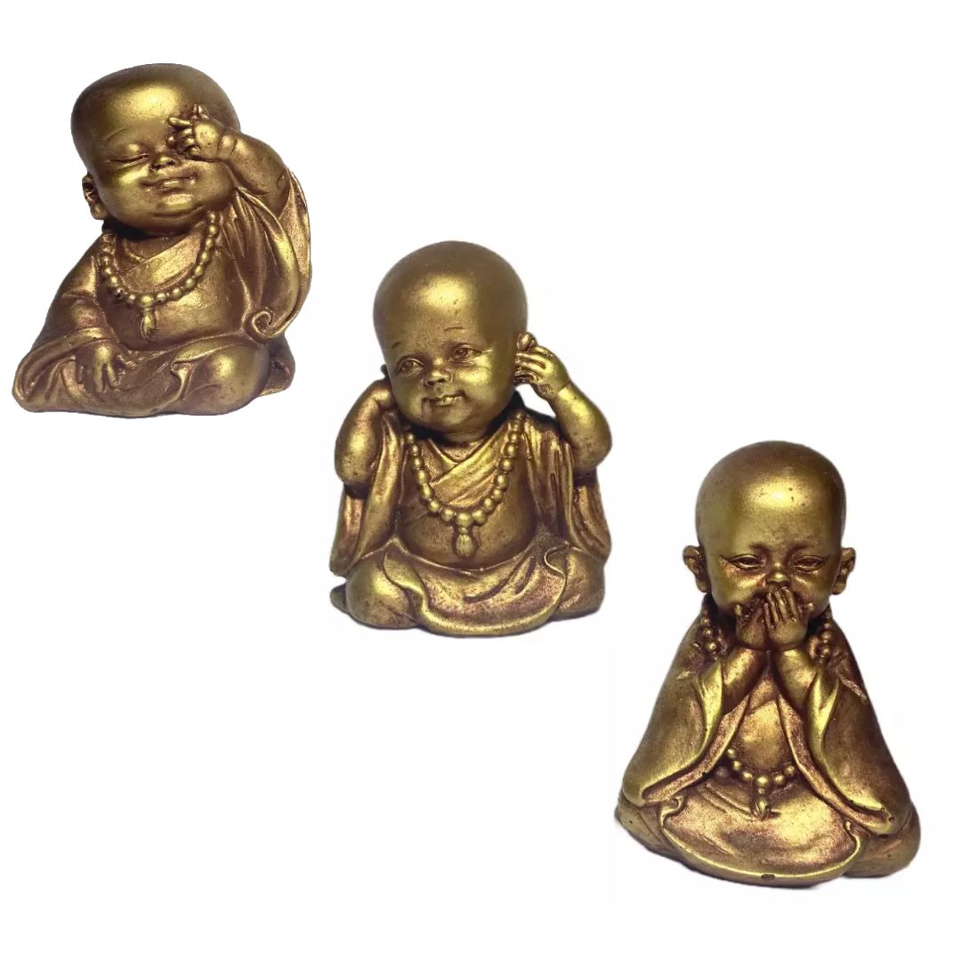 See, Hear And Speak No Evil Statues - Three Wise Monks | Buy Online in ...