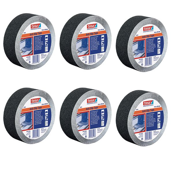 TESA Anti Slip Tape Professional 15m x 25mm Black